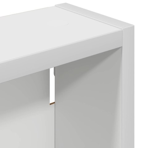 VidaXL Szafka ścienna łazienkowa z półką Biały 40 x 10 x 50 cm