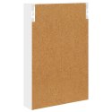 VidaXL Szafka ścienna łazienkowa z półką Biały 40 x 10 x 60,5 cm