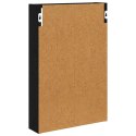 VidaXL Szafka ścienna łazienkowa z półką Czarny Dąb 40 x 10 x 60,5 cm