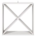 VidaXL Regał na wino 2 pcs Biały 62 x 25 x 62 cm Lite drewno sosnowe
