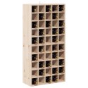 VidaXL Regał na wino 2 pcs Naturalny 56 x 25 x 56 cm