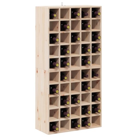 VidaXL Regał na wino 2 pcs Naturalny 56 x 25 x 56 cm