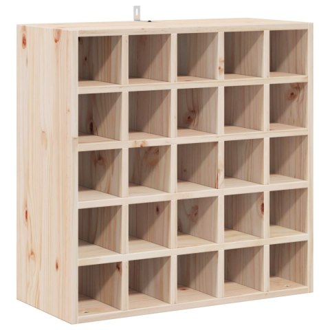 VidaXL Regał na wino 2 pcs Naturalny 56 x 25 x 56 cm