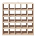 VidaXL Regał na wino 2 pcs Naturalny 56 x 25 x 56 cm