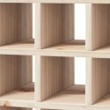 VidaXL Regał na wino 2 pcs Naturalny 56 x 25 x 56 cm