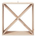 VidaXL Regał na wino 2 pcs Naturalny 62 x 25 x 62 cm
