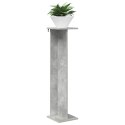 STOJAK NA ROŚLINY 2 SZT. BETONOWY SZARY 25X25,5X100,5CM