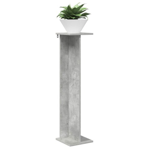 STOJAK NA ROŚLINY 2 SZT. BETONOWY SZARY 25X25,5X100,5CM