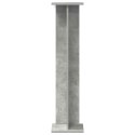 STOJAK NA ROŚLINY 2 SZT. BETONOWY SZARY 25X25,5X100,5CM