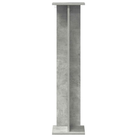 STOJAK NA ROŚLINY 2 SZT. BETONOWY SZARY 25X25,5X100,5CM
