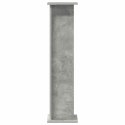 STOJAK NA ROŚLINY 2 SZT. BETONOWY SZARY 25X25,5X100,5CM