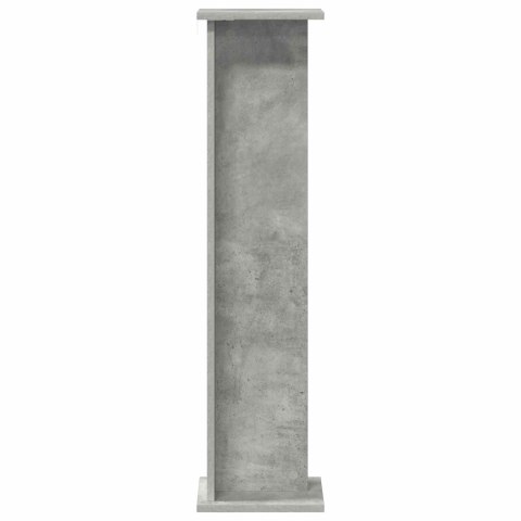 STOJAK NA ROŚLINY 2 SZT. BETONOWY SZARY 25X25,5X100,5CM