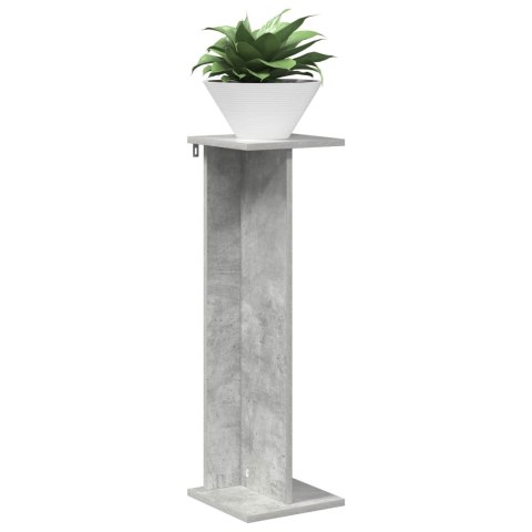 STOJAK NA ROŚLINY 2 SZT. BETONOWY SZARY 25X25,5X80,5CM