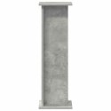 STOJAK NA ROŚLINY 2 SZT. BETONOWY SZARY 25X25,5X80,5CM