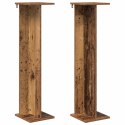 STOJAK NA ROŚLINY 2 SZT. STARE DREWNO 25X25,5X100,5CM