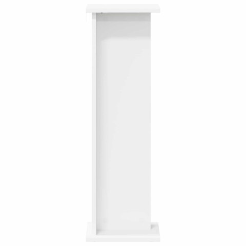 STOJAK NA ROŚLINY BIAŁY 25X25,5X80,5CM DREWNO INŻYNIERYJNE