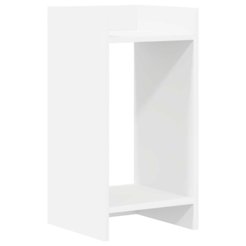 STOJAK NA ROŚLINY BIAŁY 30X30X60CM DREWNO INŻYNIERYJNE