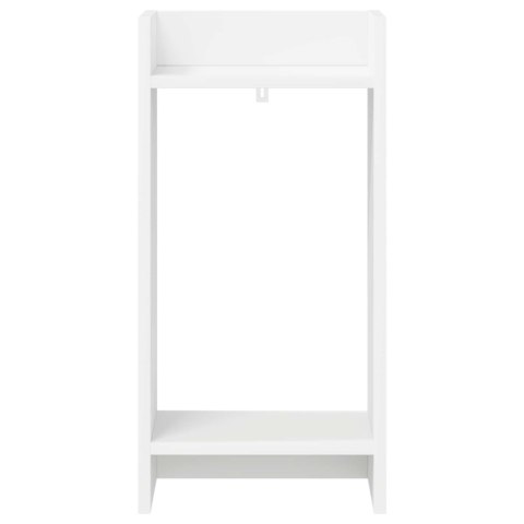 STOJAK NA ROŚLINY BIAŁY 30X30X60CM DREWNO INŻYNIERYJNE