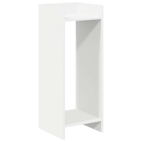STOJAK NA ROŚLINY BIAŁY 30X30X80CM DREWNO INŻYNIERYJNE