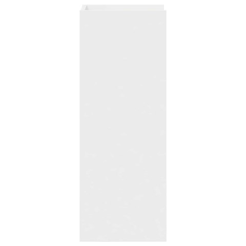 STOJAK NA ROŚLINY BIAŁY 30X30X80CM DREWNO INŻYNIERYJNE