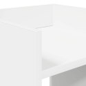 STOJAK NA ROŚLINY BIAŁY 30X30X80CM DREWNO INŻYNIERYJNE