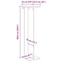 STOJAK NA ROŚLINY DĄB SONOMA 25X25,5X100,5CM