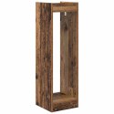 STOJAK NA ROŚLINY Z PÓŁKĄ 2 SZT. STARE DREWNO 30X30X100CM