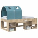 VidaXL Tunel do łóżka 2 pcs Jasnoniebieski 211 x 52,5 x 2 cm Poliester