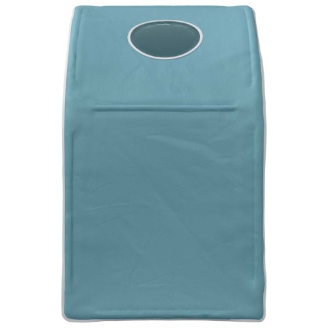 VidaXL Tunel do łóżka 2 pcs Jasnoniebieski 211 x 52,5 x 2 cm Poliester