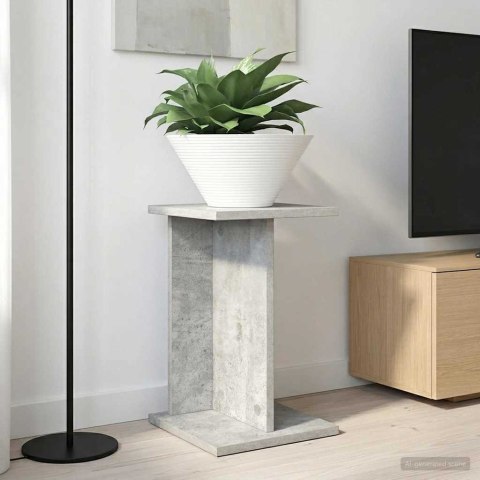 STOJAK NA ROŚLINY 2 SZT. BETONOWY SZARY 25X25,5X40,5CM