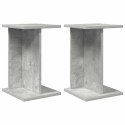 STOJAK NA ROŚLINY 2 SZT. BETONOWY SZARY 25X25,5X40,5CM