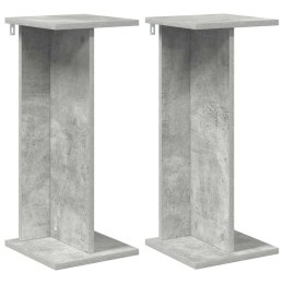STOJAK NA ROŚLINY 2 SZT. BETONOWY SZARY 25X25,5X60,5CM
