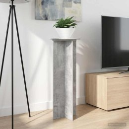 STOJAK NA ROŚLINY 2 SZT. BETONOWY SZARY Ø40X100CM