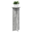 STOJAK NA ROŚLINY 2 SZT. BETONOWY SZARY Ø40X100CM