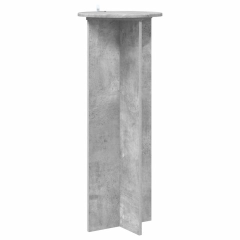 STOJAK NA ROŚLINY 2 SZT. BETONOWY SZARY Ø40X100CM