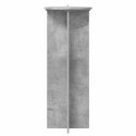 STOJAK NA ROŚLINY 2 SZT. BETONOWY SZARY Ø40X100CM