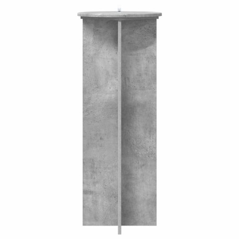 STOJAK NA ROŚLINY 2 SZT. BETONOWY SZARY Ø40X100CM