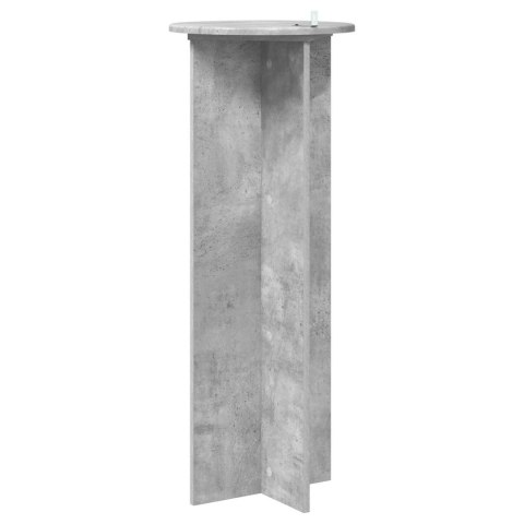 STOJAK NA ROŚLINY 2 SZT. BETONOWY SZARY Ø40X100CM