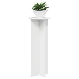 STOJAK NA ROŚLINY 2 SZT. BIAŁY WYSOKI POŁYSK Ø40X100CM