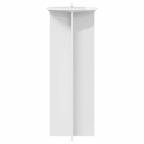 STOJAK NA ROŚLINY 2 SZT. BIAŁY WYSOKI POŁYSK Ø40X100CM