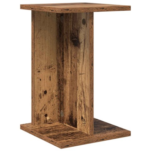 STOJAK NA ROŚLINY 2 SZT. STARE DREWNO 25X25,5X40,5CM