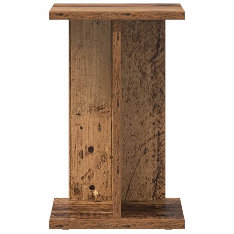 STOJAK NA ROŚLINY 2 SZT. STARE DREWNO 25X25,5X40,5CM