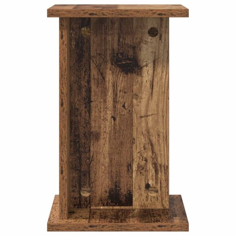 STOJAK NA ROŚLINY 2 SZT. STARE DREWNO 25X25,5X40,5CM