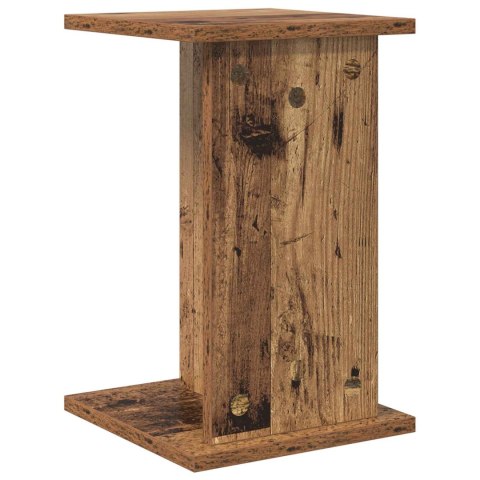 STOJAK NA ROŚLINY 2 SZT. STARE DREWNO 25X25,5X40,5CM