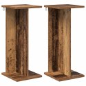 STOJAK NA ROŚLINY 2 SZT. STARE DREWNO 25X25,5X60,5CM