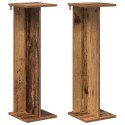 STOJAK NA ROŚLINY 2 SZT. STARE DREWNO 25X25,5X80,5CM