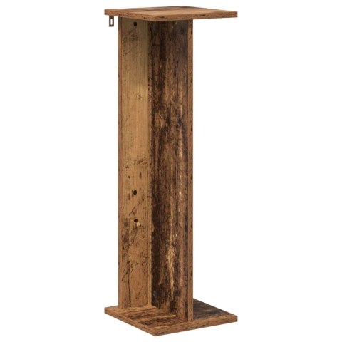 STOJAK NA ROŚLINY 2 SZT. STARE DREWNO 25X25,5X80,5CM