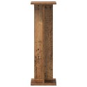 STOJAK NA ROŚLINY 2 SZT. STARE DREWNO 25X25,5X80,5CM