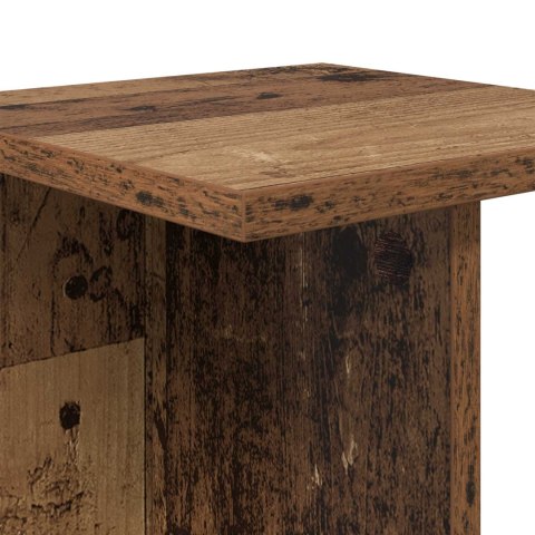 STOJAK NA ROŚLINY 2 SZT. STARE DREWNO 25X25,5X80,5CM