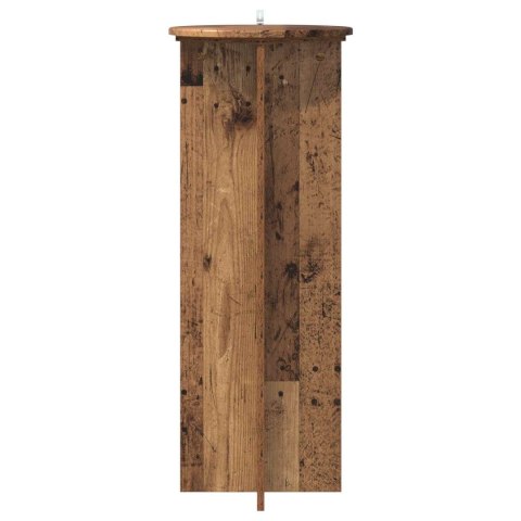 STOJAK NA ROŚLINY 2 SZT. STARE DREWNO Ø40X100CM